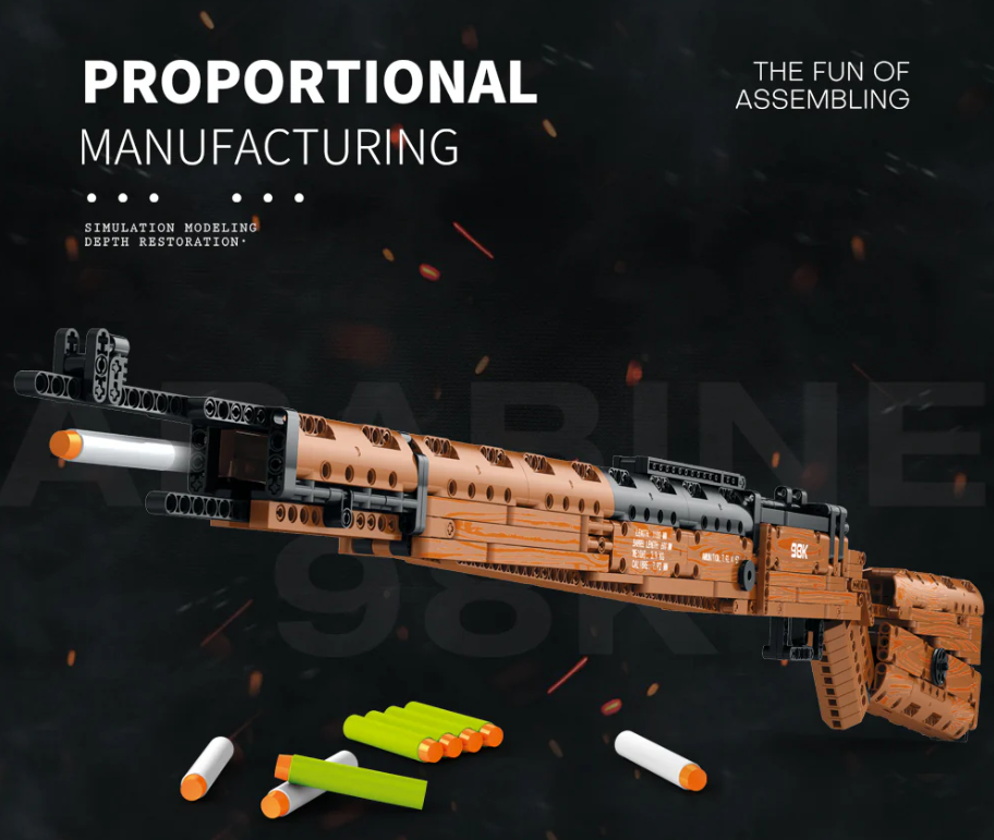 UNLOCK THE THRILL: EXPLORE THE NEW GUN BUILDING BLOCK MODEL FROM SPEBRICK