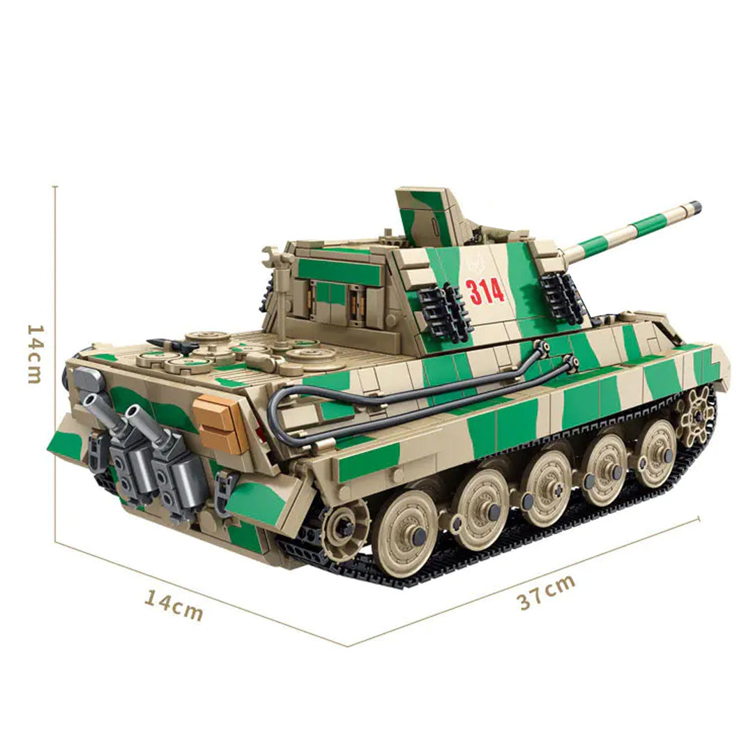 Spebrick 632017 Tiger Heavy Armored Tank Building Blocks