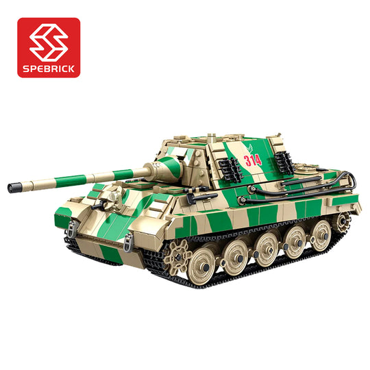 Spebrick 632017 Tiger Heavy Armored Tank Building Blocks