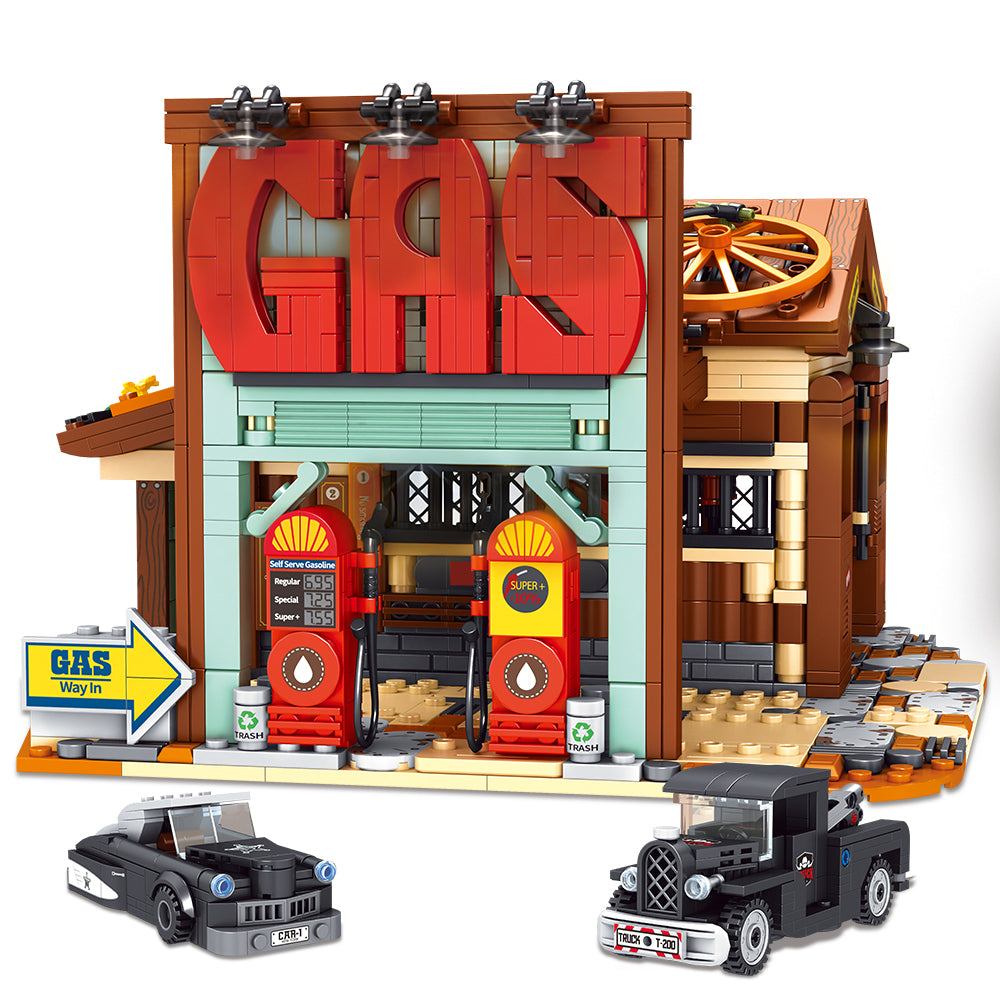 Spebrick JD111 Cowboy City Gas Station