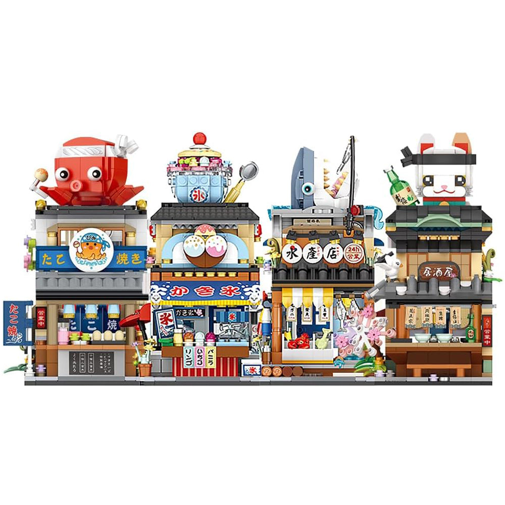 Spebrick  1218+1219+1231+1232 Street View 4-in-1